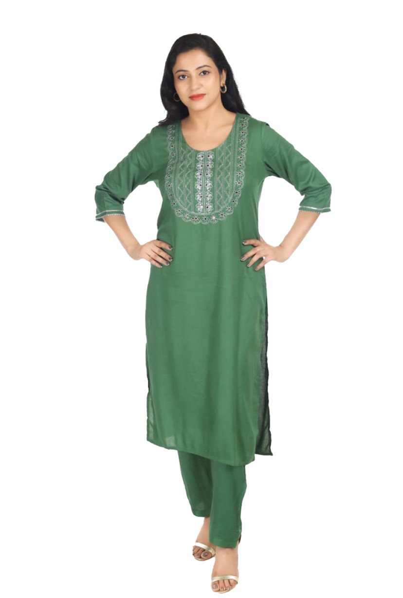 Chic Cotton Comfort Kurti With Pant 