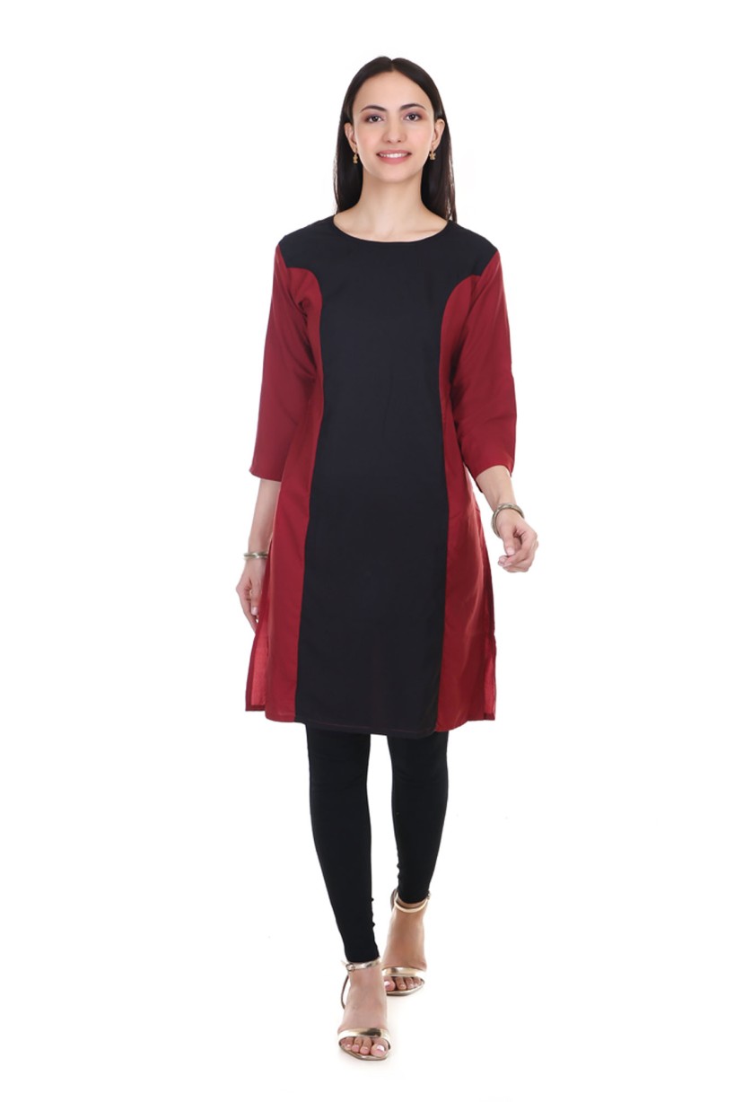 Black & Red Kurti