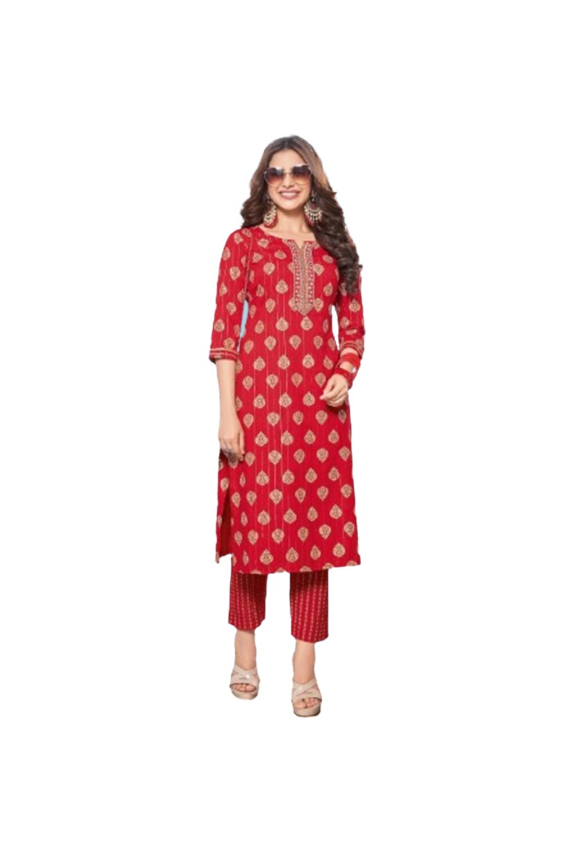 REYON PRINT KURTI PANT