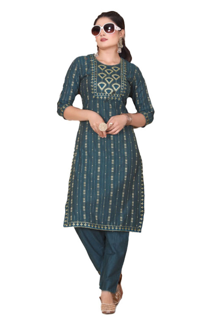 Yuvi Creation New Women's Cotton Kurti Pant 