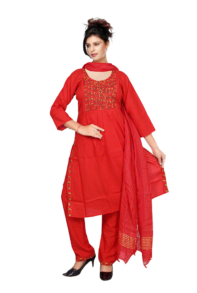 Rayon Embroidery Kurti with pant