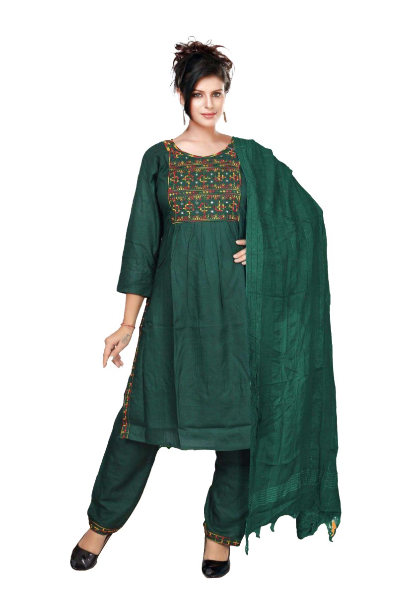 Rayon Embroidery Kurti with pant