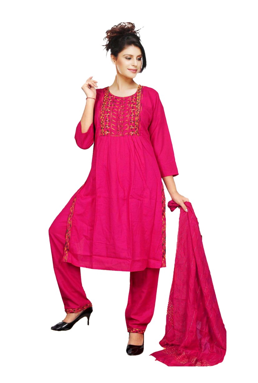 Rayon Embroidery Kurti with pant