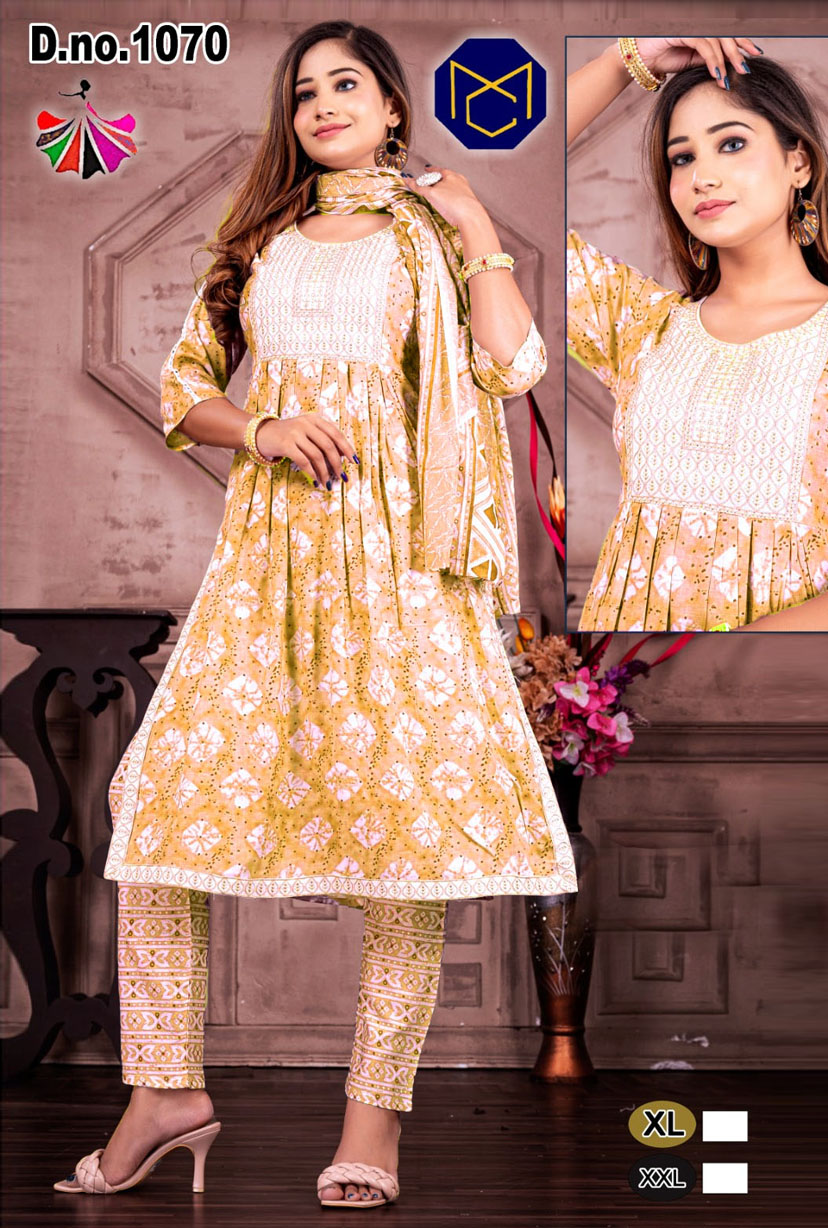 Naira Cut Kurti Pant Set