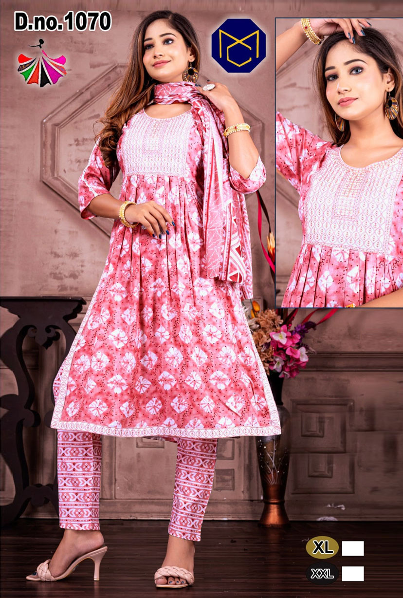 Naira Cut Kurti Pant Set