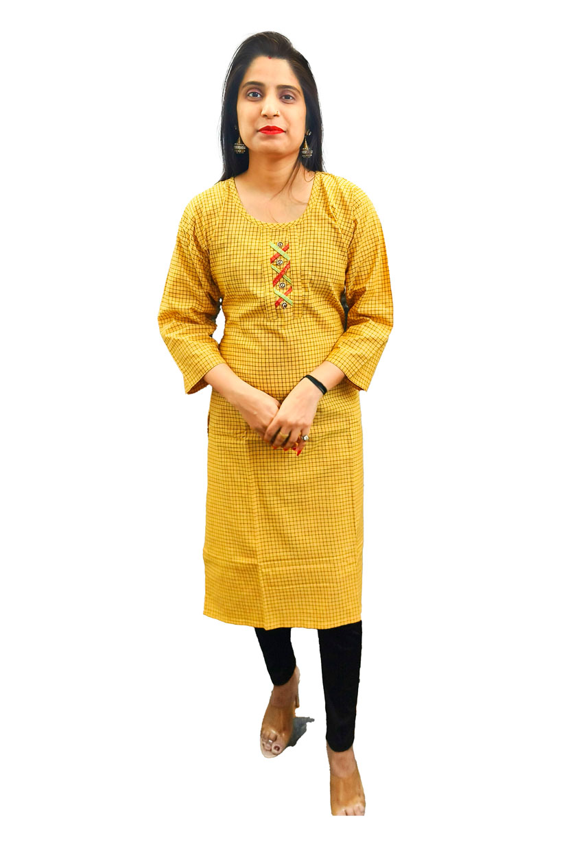 Pure Cotton Stylish Kurti