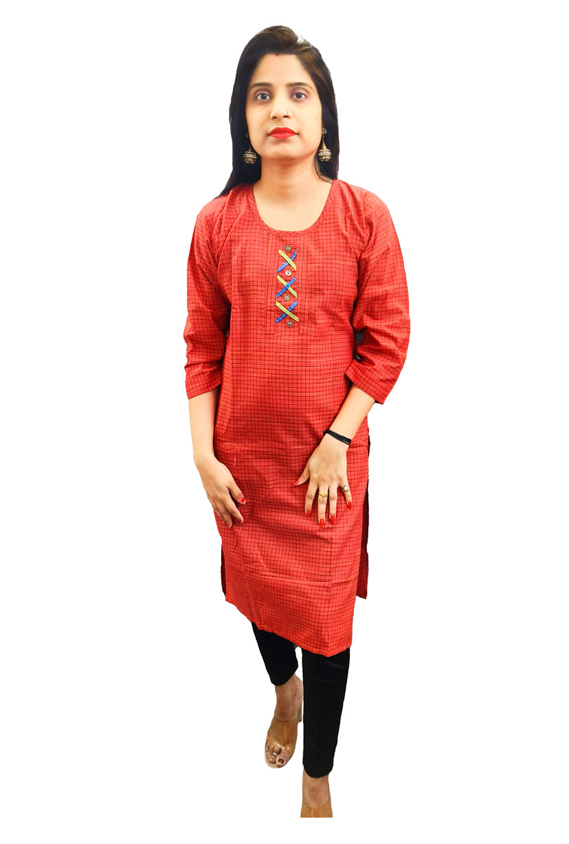 Pure Cotton Stylish Kurti