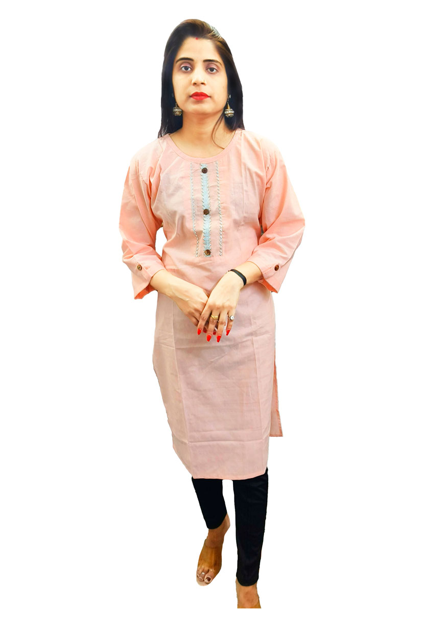 Pure Cotton Stylish Kurti