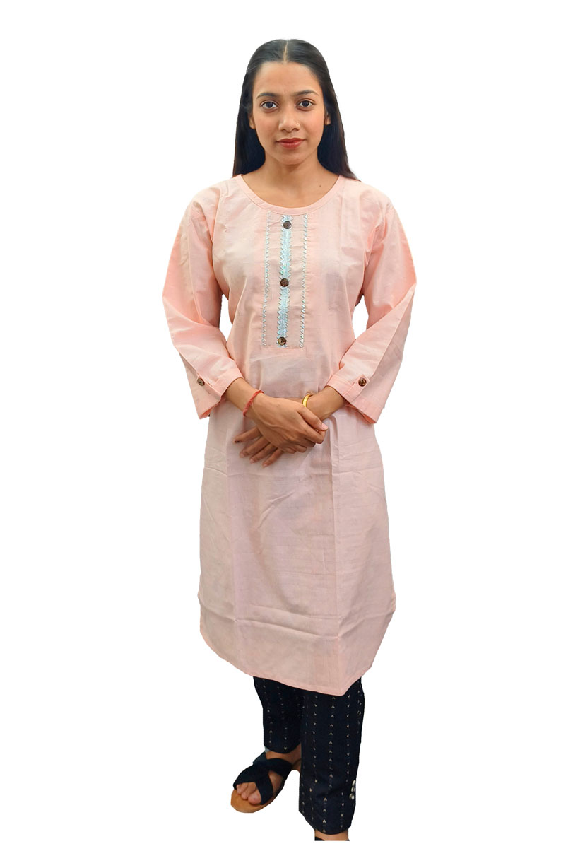 Pure Cotton Stylish Kurti