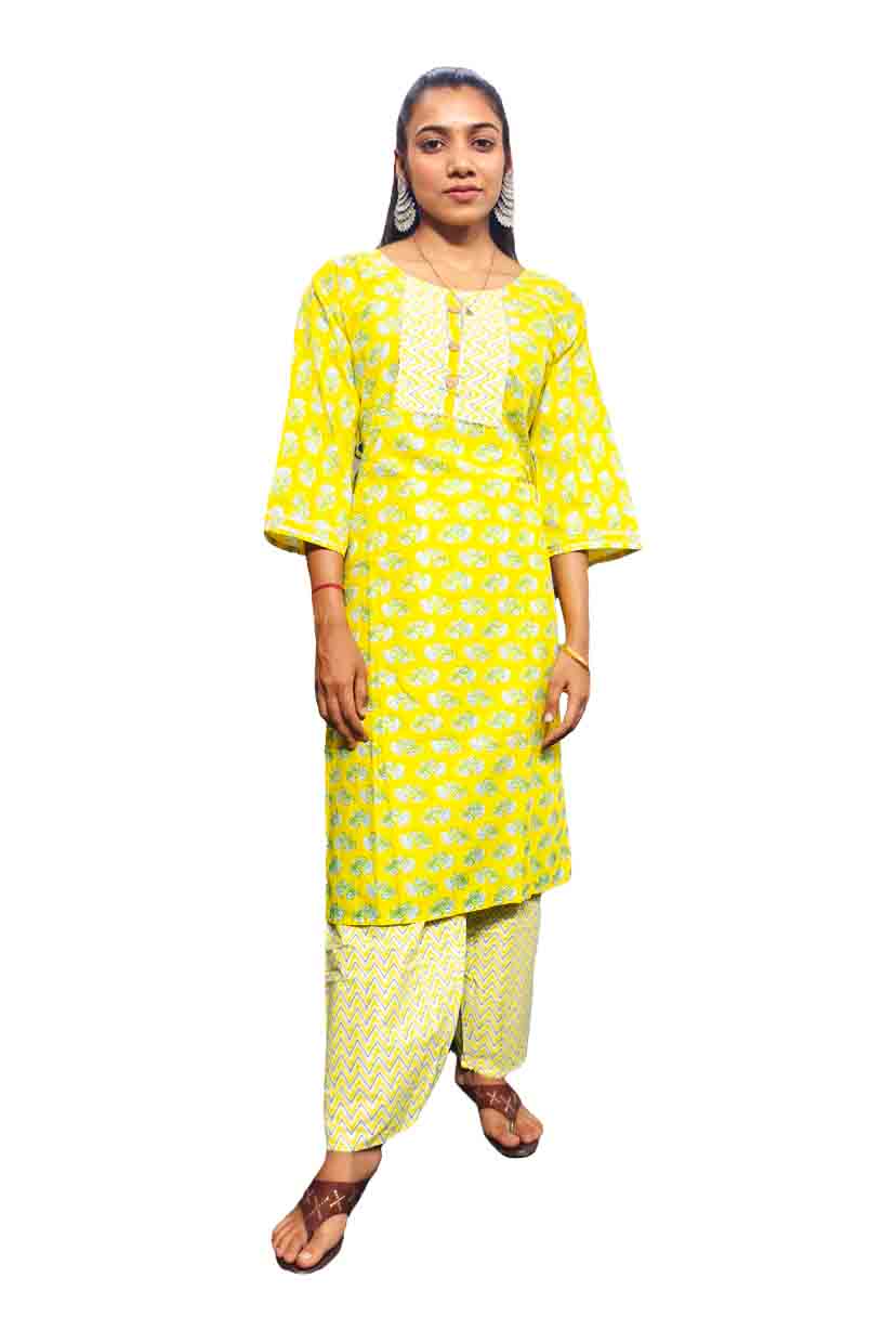 Digital Print Kurti with Pant Set