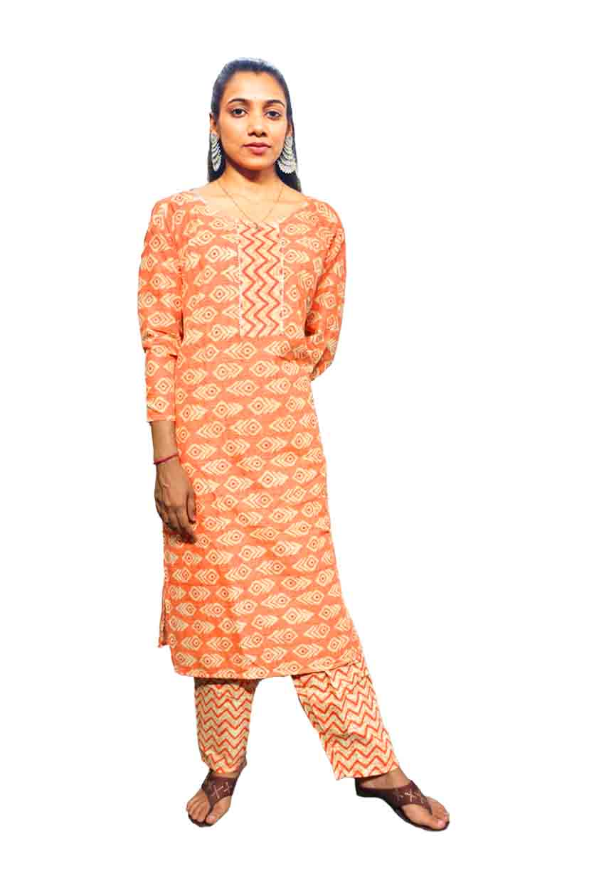 Digital Print Kurti with Pant Set