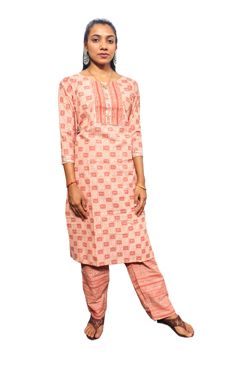 Digital Print Kurti with Pant Set