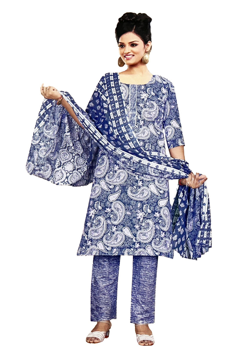 Cotton Kurti Pant with Duppatta