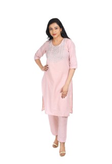 Chic Cotton Comfort Kurti With Pant 