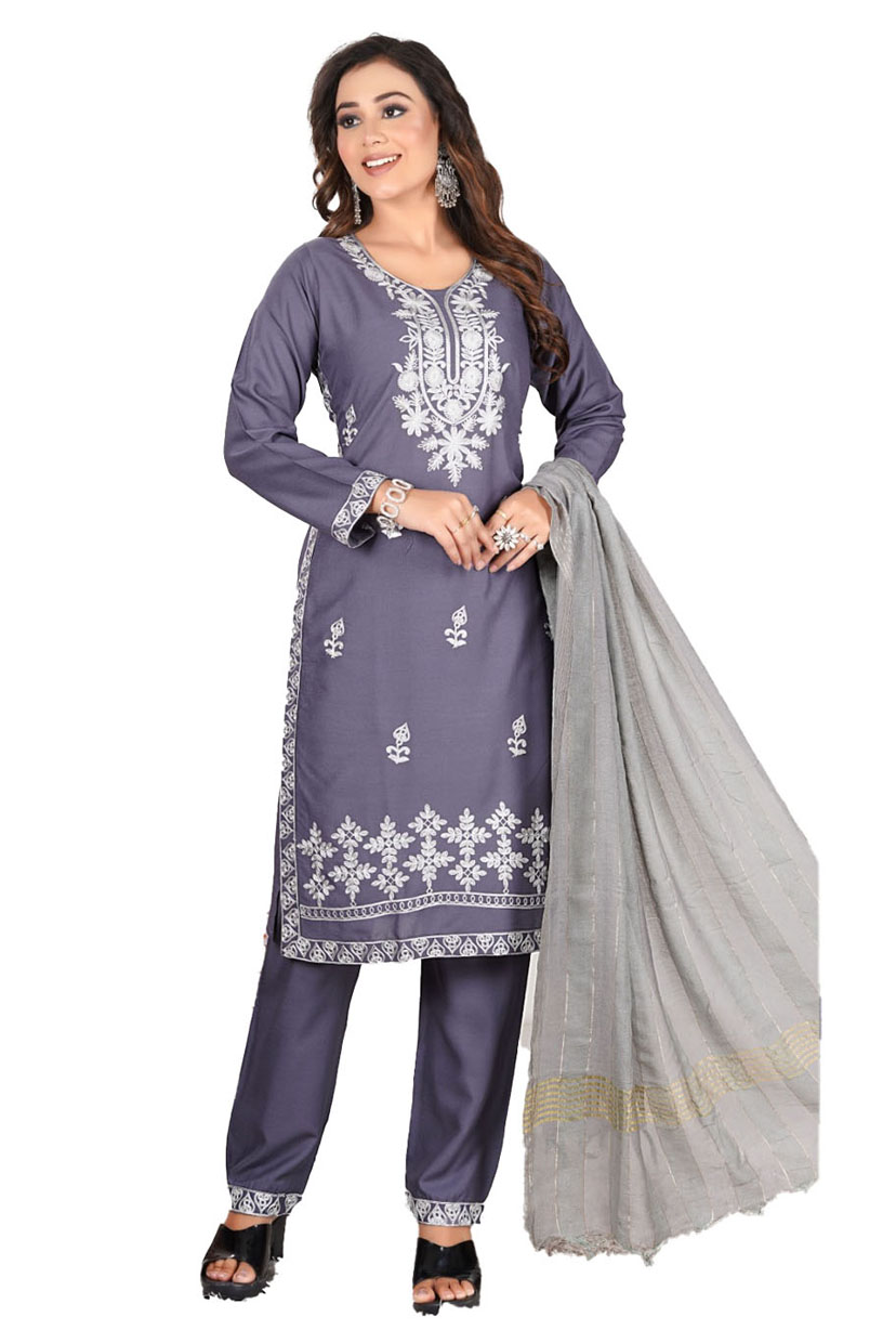 Women Pure Reyon Kurta Pant Dupatta Set